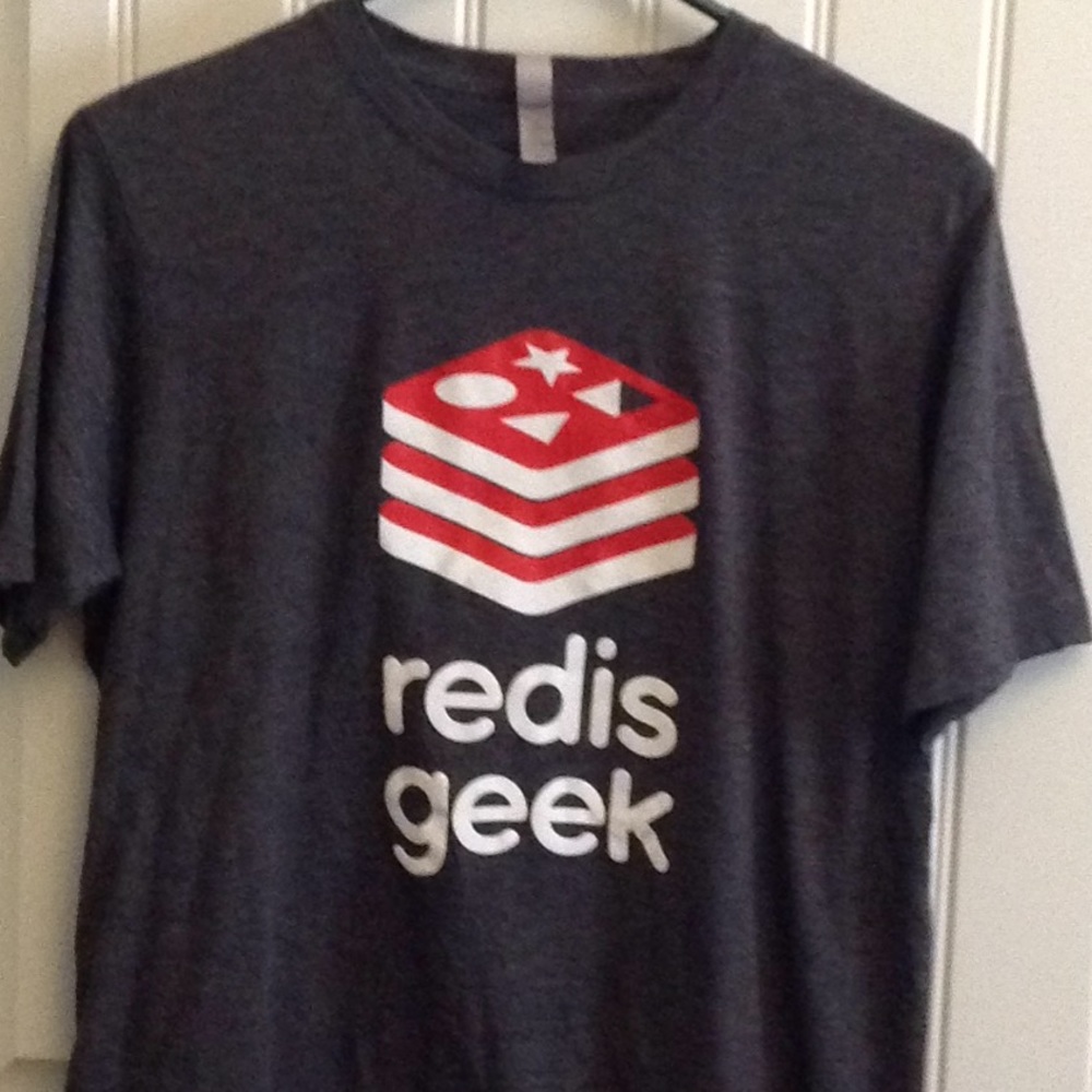 629- Redis Geek Sz S,M,L,XL or XXL NWOT grey Unisex runs small size up